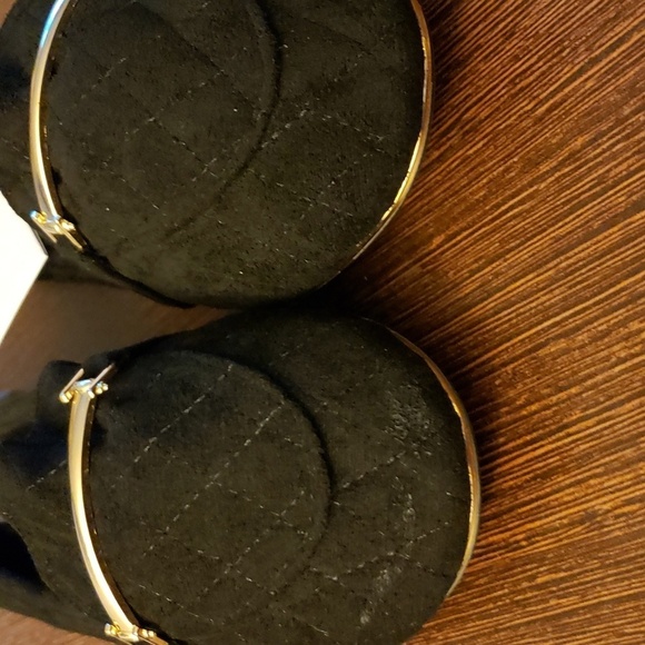 Samilor Quilted Chain Black Slip on Loafers in Black SZ 8 - Picture 4 of 14